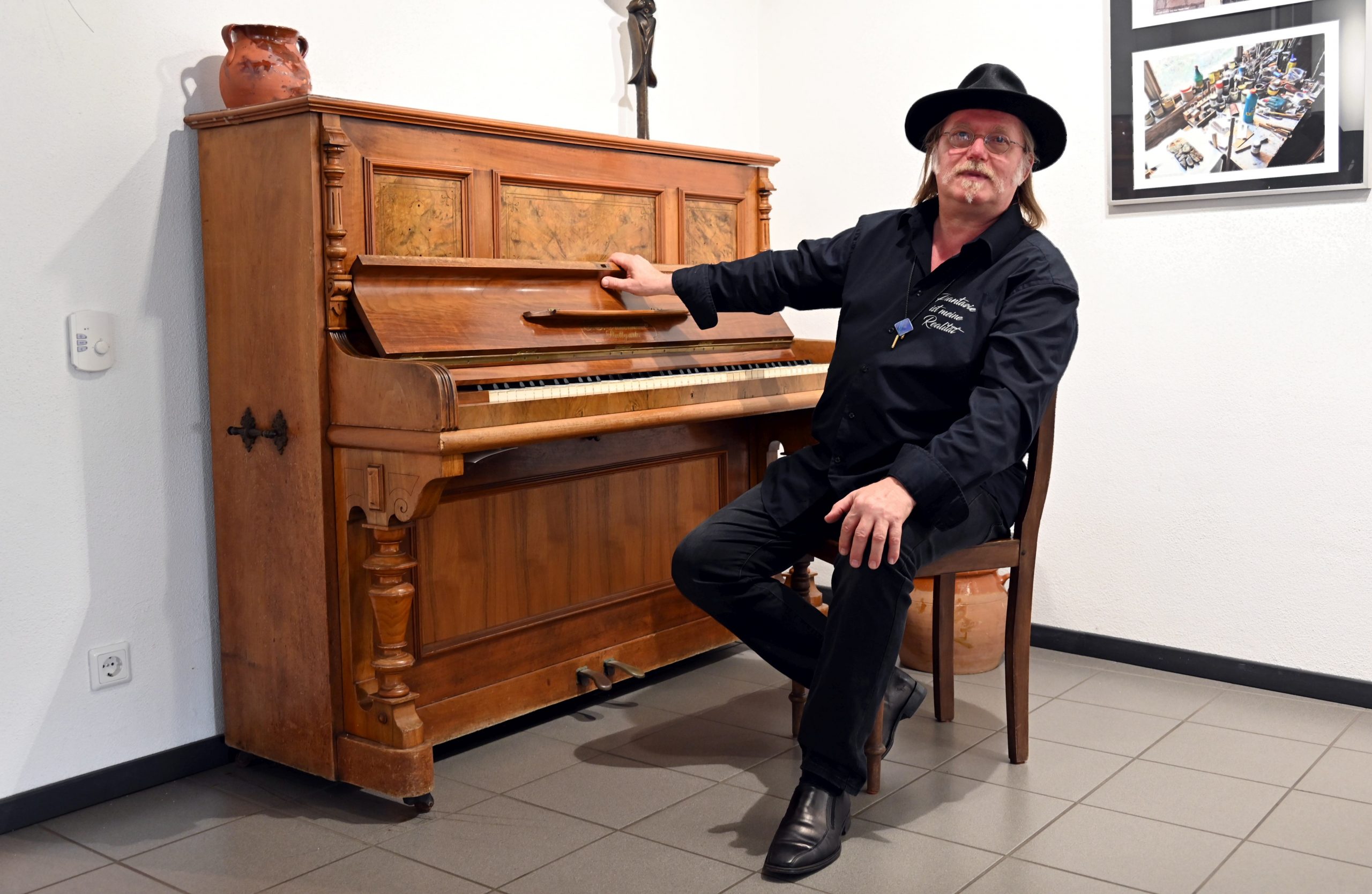 Knut Maurer am Klavier